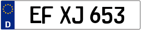 Truck License Plate